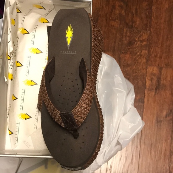 Volatile brown sandals - Picture 2 of 4